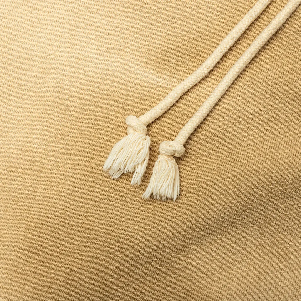French Zip Hoodie - Tan