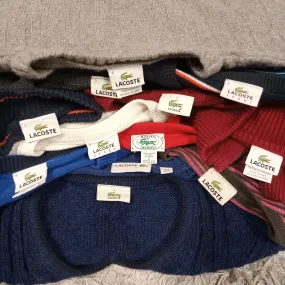 LACOSTE SWEATERS - 13 PCS