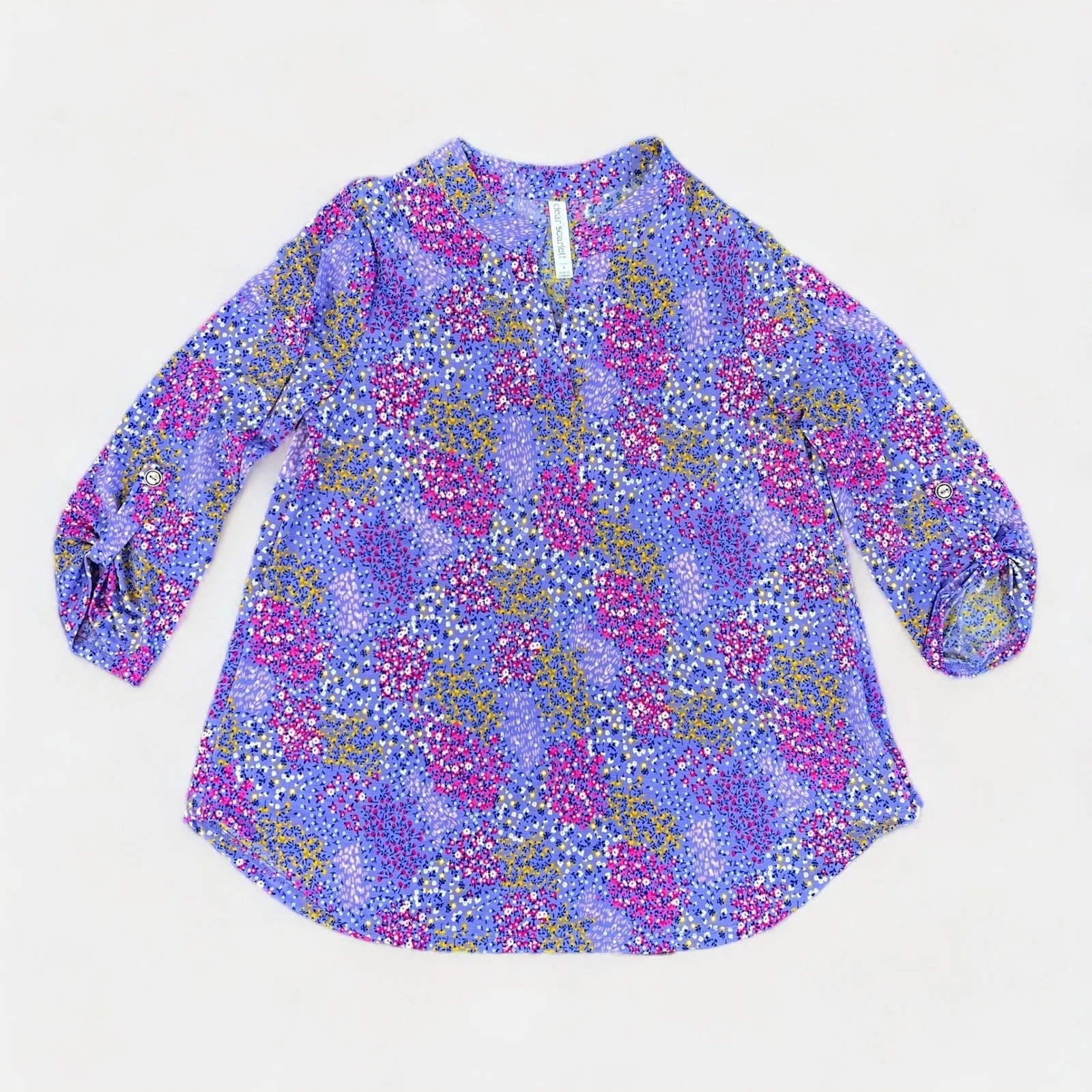 Lavender Floral Lizzy Top [NO RETURNS]